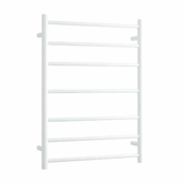 Thermorail 7 BAR HEATED TOWEL RAIL 600 X 800 X 122MM SATIN WHITE